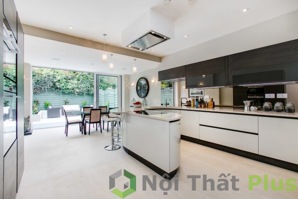 Tủ bếp gỗ công nghiệp hiện đại